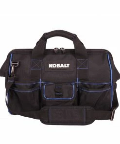Kobalt Tool Bags Blue Black Polyester 16-in Zippered Cargo Bag