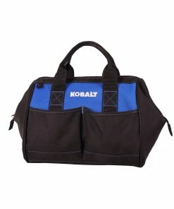 Kobalt Tool Bags Blue Black Polyester 12-in Tool Bag