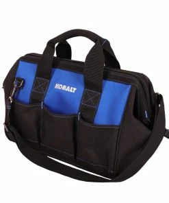 Kobalt Tool Bags Blue Black Polyester 15-in Tool Bag