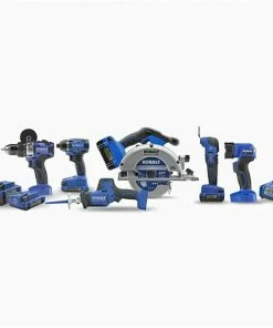 Cheap Kobalt Store 13 Kobalt Power Tool Combo Kits Kobalt 24V max 6-Tool 24-Volt Max Brushless Power Tool Combo Kit Case (2-Batteries Included and Charger Included)