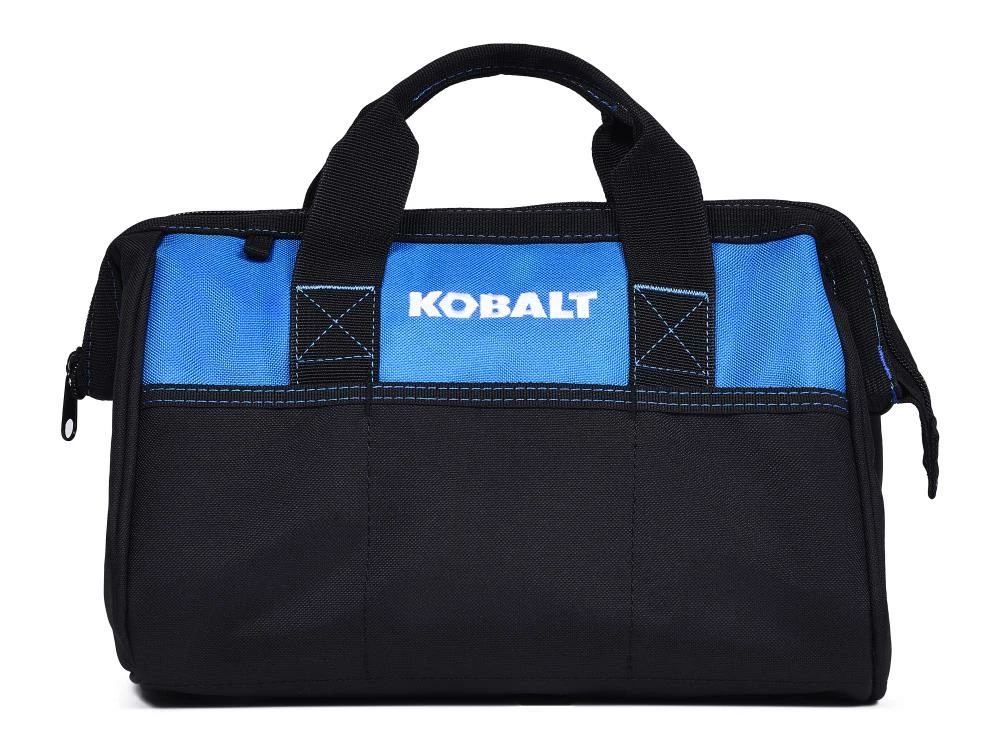 Kobalt Tool Bags Black/Blue Polyester 12-in Tool Bag 1 Kobalt Tool Bags Black/Blue Polyester 12-in Tool Bag