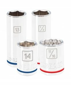 Kobalt Mechanics Tool Sets 118-Piece Standard (SAE) and Metric Combination Polished Chrome Mechanics Tool Set (3/8-in;) -Cheap Kobalt Store 16289495