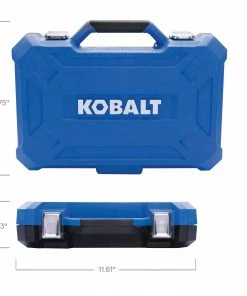 Kobalt Mechanics Tool Sets 118-Piece Standard (SAE) and Metric Combination Polished Chrome Mechanics Tool Set (3/8-in;) -Cheap Kobalt Store 16289497 scaled