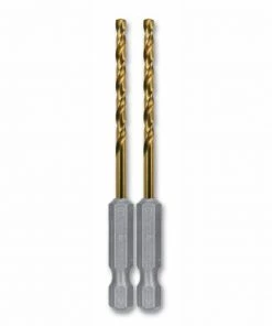 Kobalt Twist Drill Bits 2-Piece 1/8-in 2-1/2-in Titanium Coated Hss Twist Drill Bit