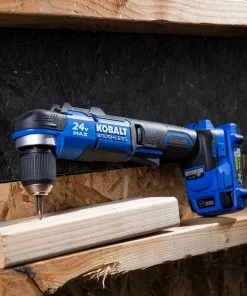 Kobalt Drills 24-volt Max 3/8-in Brushless Right Angle Cordless Drill -Cheap Kobalt Store 16680286