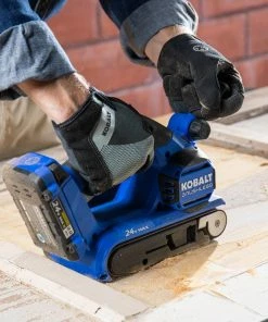 Kobalt Power Sanders Kobalt 24V MAX 24-Volt Brushless Cordless Variable Speed Belt Sander with Dust Management -Cheap Kobalt Store 16709163