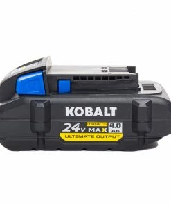 Kobalt Power Tool Batteries & Chargers Ultimate Output 24-Volt Max 4 Amp-Hour Lithium Power Tool Battery