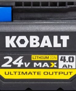 Kobalt Power Tool Batteries & Chargers Ultimate Output 24-Volt Max 4 Amp-Hour Lithium Power Tool Battery -Cheap Kobalt Store 16994371