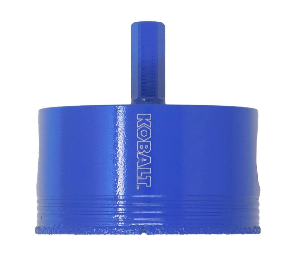 Kobalt Diamond Core Drill Bits 2-1/2 in Diamond Hole Saw 1 Kobalt Diamond Core Drill Bits 2-1/2 in Diamond Hole Saw