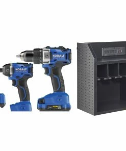 Cheap Kobalt Store 15 Kobalt Power Tool Combo Kits 2-Tool 24-Volt Max Brushless Power Tool Combo Kit Case (1-Battery Included and Charger Included)