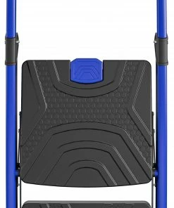 Kobalt Step Stools 3-Step 300-lb Capacity Black Steel Foldable Step Stool -Cheap Kobalt Store 17787990