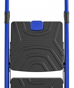 Kobalt Step Stools 2-Step 300-lb Capacity Black Steel Foldable Step Stool -Cheap Kobalt Store 17788051