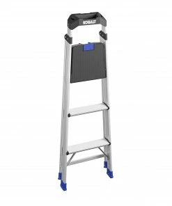 Kobalt Step Stools 3-Step 250-lb Capacity Aluminum Foldable Step Stool -Cheap Kobalt Store 17788334