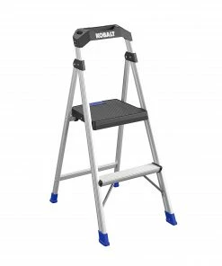 Kobalt Step Stools 2-Step 250-lb Capacity Aluminum Foldable Step Stool -Cheap Kobalt Store 17788434