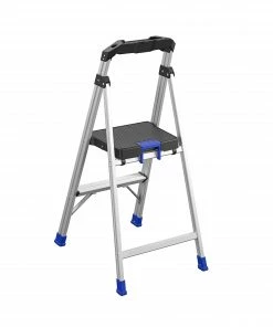 Kobalt Step Stools 2-Step 250-lb Capacity Aluminum Foldable Step Stool -Cheap Kobalt Store 17788437