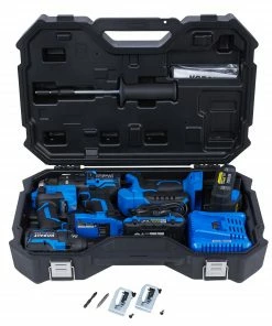 Kobalt Power Tool Combo Kits XTR 3-Tool 24-Volt Max Brushless Power Tool Combo Kit with Hard Case (2-Batteries Included and Charger Included) -Cheap Kobalt Store 40321864