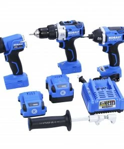 Kobalt Power Tool Combo Kits Kobalt 24V max 6-Tool 24-Volt Max Brushless Power Tool Combo Kit Case (2-Batteries Included and Charger Included) -Cheap Kobalt Store 40338466