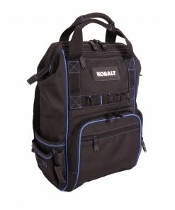 Kobalt Tool Bags Blue Black Polyester 11.5-in Backpack -Cheap Kobalt Store 40642753 scaled