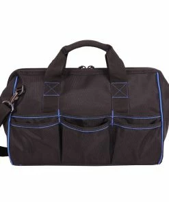 Kobalt Tool Bags Blue Black Polyester 16-in Zippered Cargo Bag -Cheap Kobalt Store 40642756 scaled