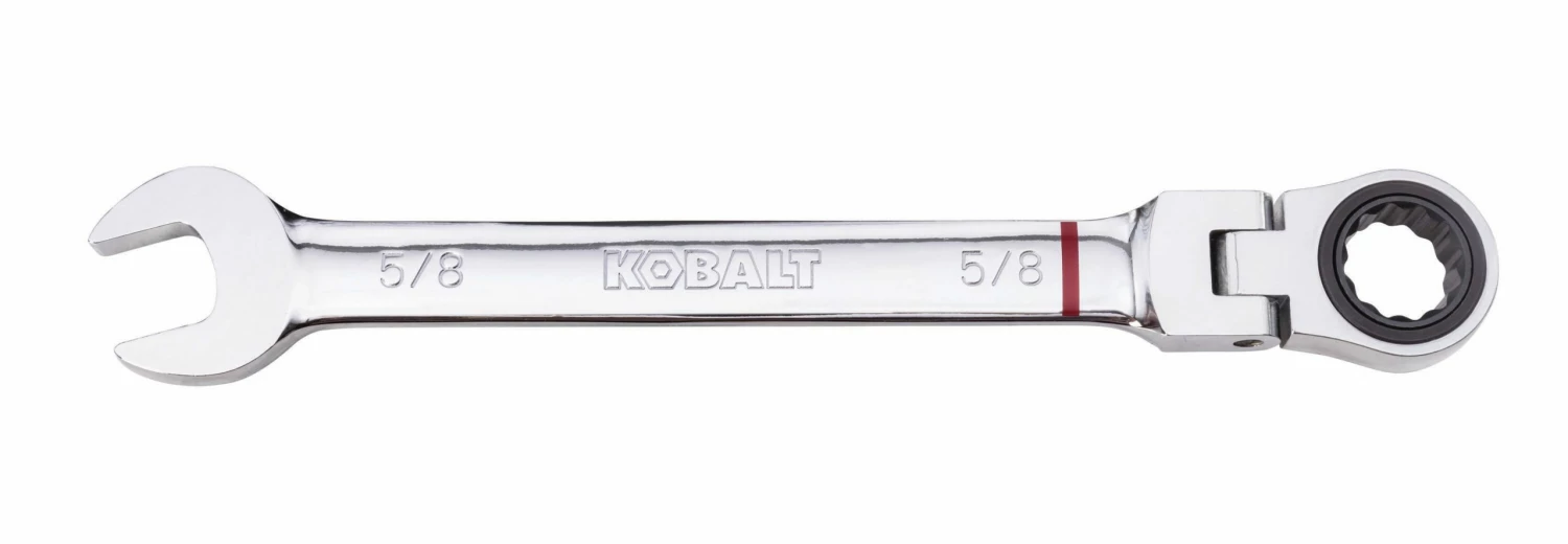 Kobalt Ratchet Wrenches & Sets 8-Piece Set 12-Point Standard (SAE) Flexible Head Ratchet Wrench Set 2 Kobalt Ratchet Wrenches & Sets 8-Piece Set 12-Point Standard (SAE) Flexible Head Ratchet Wrench Set - Image 2