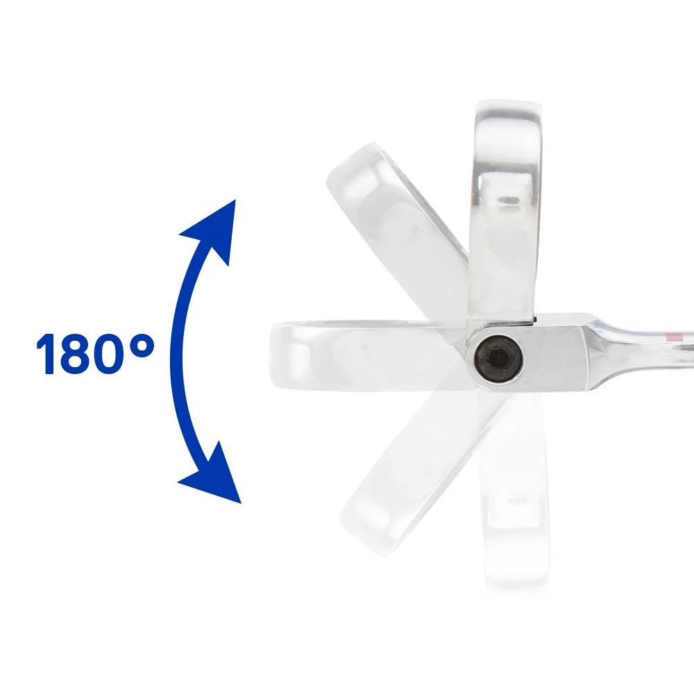 Kobalt Ratchet Wrenches & Sets 8-Piece Set 12-Point Metric Flexible Head Ratchet Wrench Set 6 Kobalt Ratchet Wrenches & Sets 8-Piece Set 12-Point Metric Flexible Head Ratchet Wrench Set - Image 6