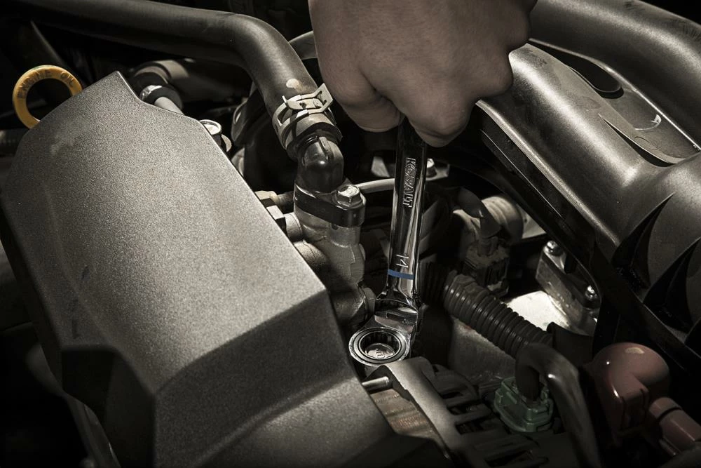 Kobalt Ratchet Wrenches & Sets 8-Piece Set 12-Point Metric Flexible Head Ratchet Wrench Set 7 Kobalt Ratchet Wrenches & Sets 8-Piece Set 12-Point Metric Flexible Head Ratchet Wrench Set - Image 7