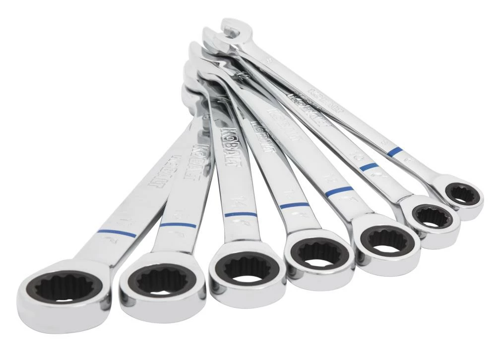 Kobalt Ratchet Wrenches & Sets 7-Piece Set 12-Point Metric Ratchet Wrench Set 3 Kobalt Ratchet Wrenches & Sets 7-Piece Set 12-Point Metric Ratchet Wrench Set - Image 3