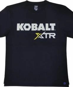 Kobalt Work Shirts Men's Large Textured Cotton Short sleeve Graphic T-shirt Work Shirt