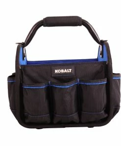 Kobalt Tool Bags Blue Black Polyester 12-in Tool Tote -Cheap Kobalt Store 42143648