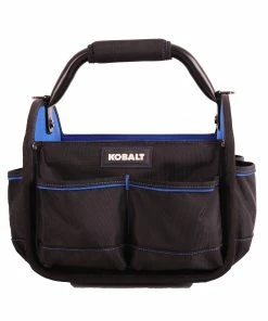 Kobalt Tool Bags Blue Black Polyester 12-in Tool Tote -Cheap Kobalt Store 42143650