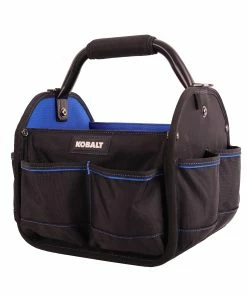Kobalt Tool Bags Blue Black Polyester 12-in Tool Tote -Cheap Kobalt Store 42143651