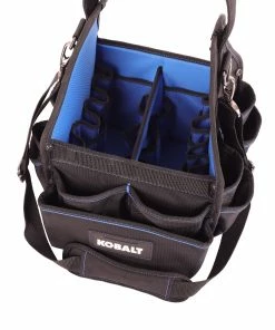 Kobalt Tool Bags Blue Black Polyester 10-in Electrician's Tote -Cheap Kobalt Store 42143880 scaled