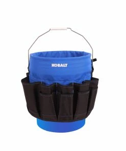 Kobalt Tool Bags Blue Black Polyester 12-in 5-Gallon Bucket Organizer -Cheap Kobalt Store 42144072 scaled