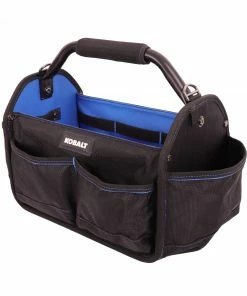 Kobalt Tool Bags Blue Black Polyester 15-in Tool Tote -Cheap Kobalt Store 42144079 scaled