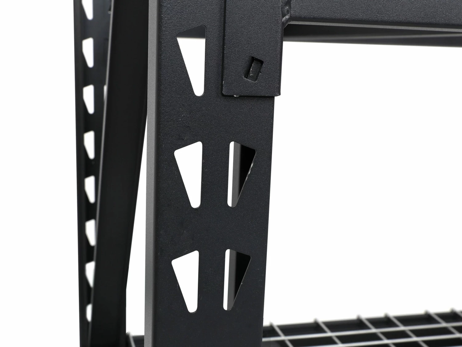 Kobalt Freestanding Shelving Units 48-in W x 24-in D x 47-in H 3-Tier Heavy Duty Steel Utility 8 Kobalt Freestanding Shelving Units 48-in W x 24-in D x 47-in H 3-Tier Heavy Duty Steel Utility - Image 8