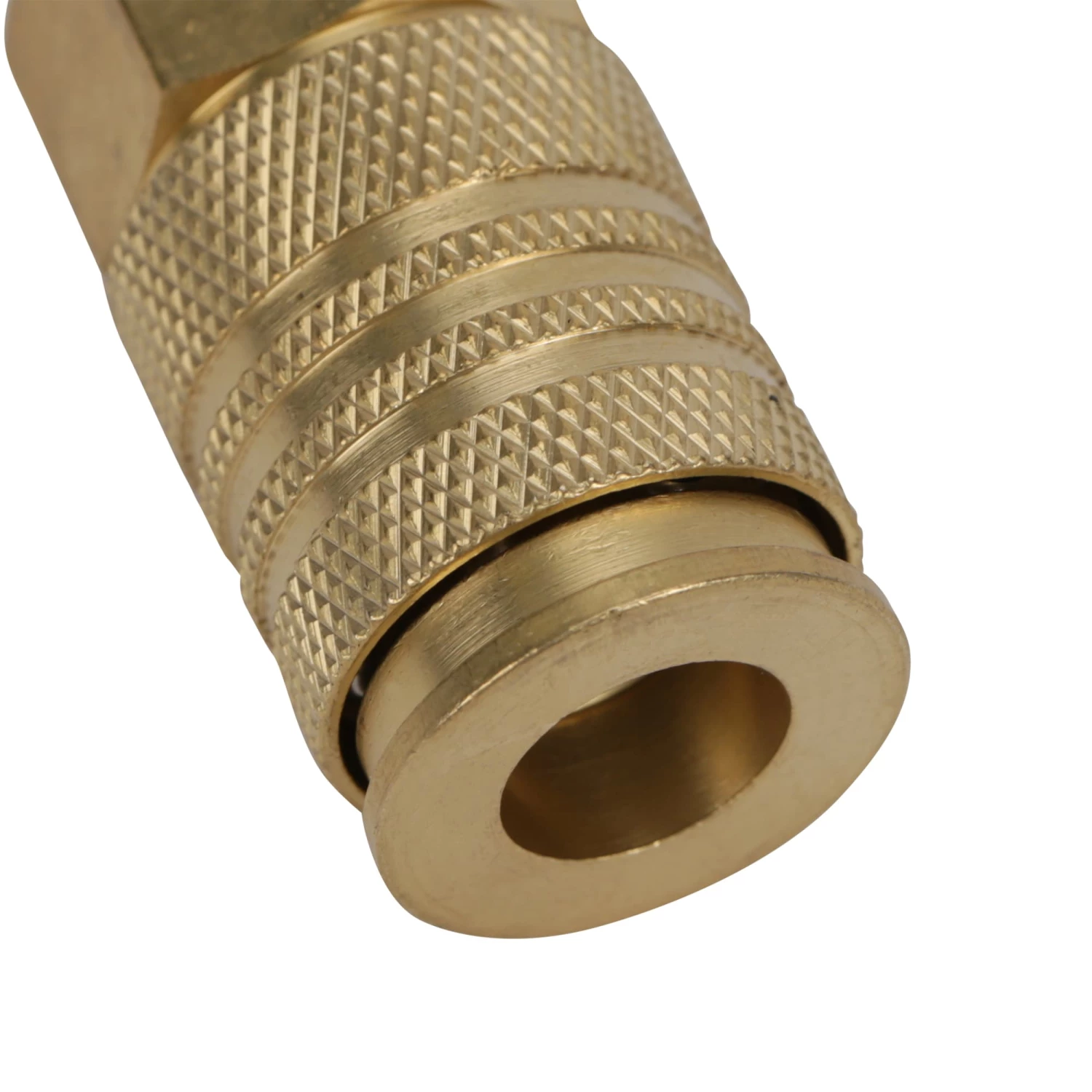 Kobalt Air Compressor Fittings Brass NPT Coupler (M) 1/4-in Universal 2 Kobalt Air Compressor Fittings Brass NPT Coupler (M) 1/4-in Universal - Image 2