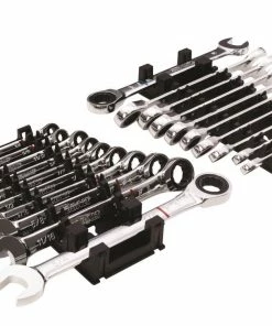 Kobalt Ratchet Wrenches & Sets In Tray with Removable Rails 20-Piece Set 12-Point Standard (SAE) and Metric Combination Ratchet Wrench Set -Cheap Kobalt Store 42336140