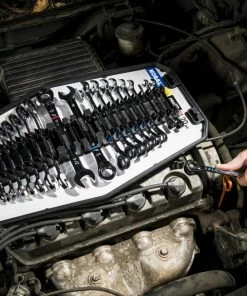 Kobalt Ratchet Wrenches & Sets In Tray with Removable Rails 20-Piece Set 12-Point Standard (SAE) and Metric Combination Ratchet Wrench Set -Cheap Kobalt Store 42336144