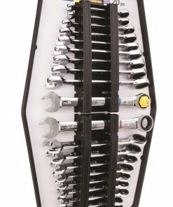 Kobalt Ratchet Wrenches & Sets In Tray with Removable Rails 20-Piece Set 12-Point Standard (SAE) and Metric Combination Ratchet Wrench Set -Cheap Kobalt Store 42336146