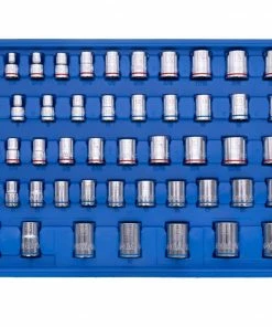 Kobalt Mechanics Tool Sets 250-Piece Standard (SAE) and Metric Combination Polished Chrome Mechanics Tool Set (1/4-in; 3/8-in) -Cheap Kobalt Store 42394142 scaled