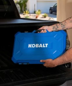 Kobalt Mechanics Tool Sets 154-Piece Standard (SAE) and Metric Combination Polished Chrome Mechanics Tool Set (1/4-in; 3/8-in) -Cheap Kobalt Store 42394154 scaled