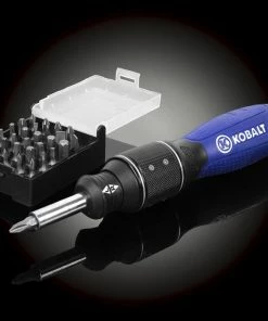 Kobalt Screwdrivers 32-Piece Rubber Handle Magnetic Ratcheting Set Multi-bit Screwdriver Set -Cheap Kobalt Store 42474641