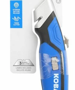 Kobalt Utility Knives 3-Blade Retractable Utility Knife with On Tool Blade Storage -Cheap Kobalt Store 42474656
