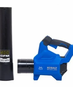 Kobalt Cordless Electric Leaf Blowers 24-volt Max 500-CFM Brushless Handheld Cordless Electric Leaf Blower (Tool Only) -Cheap Kobalt Store 42554775