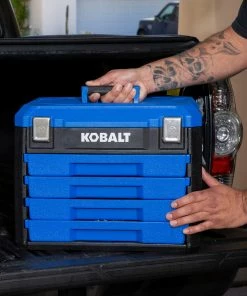 Kobalt Mechanics Tool Sets 250-Piece Standard (SAE) and Metric Combination Polished Chrome Mechanics Tool Set (1/4-in; 3/8-in) -Cheap Kobalt Store 42702388 scaled