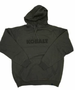 Kobalt Work Jackets & Coats Unisex Grey Preshrunk Cotton Hooded Sweatshirt (X-Large)
