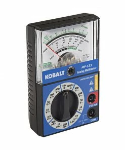 Kobalt Test Meters 0.25 Amp 500V Analog Manual Ranging Multimeter (Battery Included) -Cheap Kobalt Store 43489084