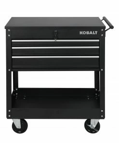 Kobalt Top Tool Chests 30.5-in W x 37.5-in H 3-Drawer Steel Tool Chest (Black)