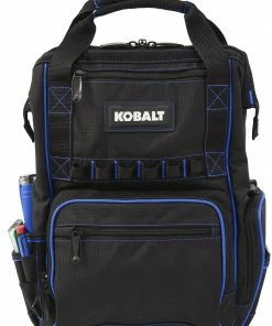Kobalt Tool Bags Blue Black Polyester 11.5-in Backpack -Cheap Kobalt Store 43928499 scaled