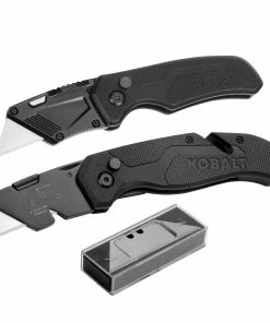 Kobalt Utility Knives 2pc Speed Release 18Mm 10-Blade Folding Utility Knife